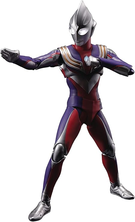 TAMASHII NATIONS S.H. Figuarts Ultraman Tiga Multi-Type Shinkokuchō Manufacturing Method, Approx. 5.9 inches 150 mm, PVC, ABS & TPE, Pre-Painted Action Figure