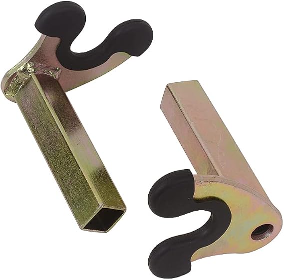 MOTO4U Motorcycle Rear Wheel Stand U Supporter with Rubber Protecotor (U Shape with Rubber Protecotor)