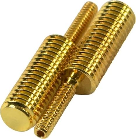 Kluson USA Offset Conversion Post Set For Samick Tune-O-Matic Bridges Gold