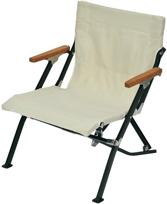 Snow Peak Chair for Camping, Patio, Outdoor Events & Relaxation, Ivory | Comfortable, Easy to pack and carry, Durable and Versatile