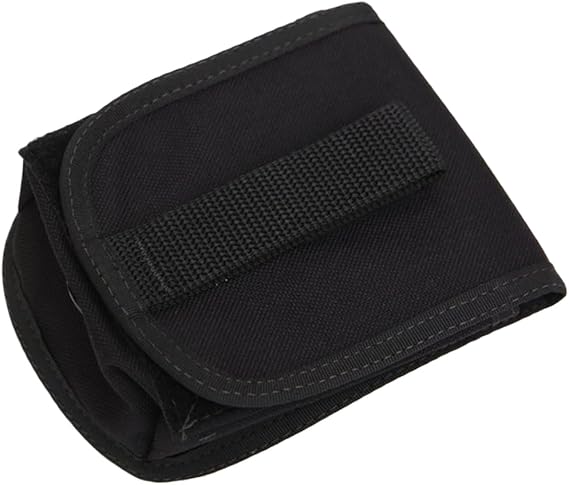 Diving Weight Bag with Quick Release, 1050D Nylon Weight Compartment for 2 kg Lead, Compatible with Backplate Slots, Robust Accessories for SCUBA and Snorkelling (Black)