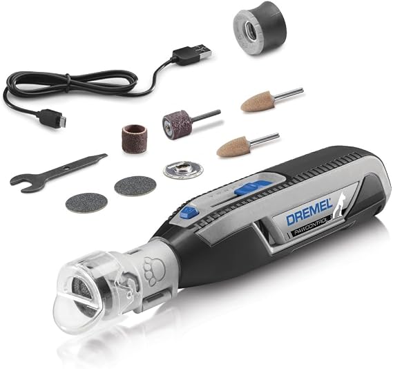 Dremel PawControl 7760-PET Dog Nail Grinder and Trimmer, Pet Grooming Kit