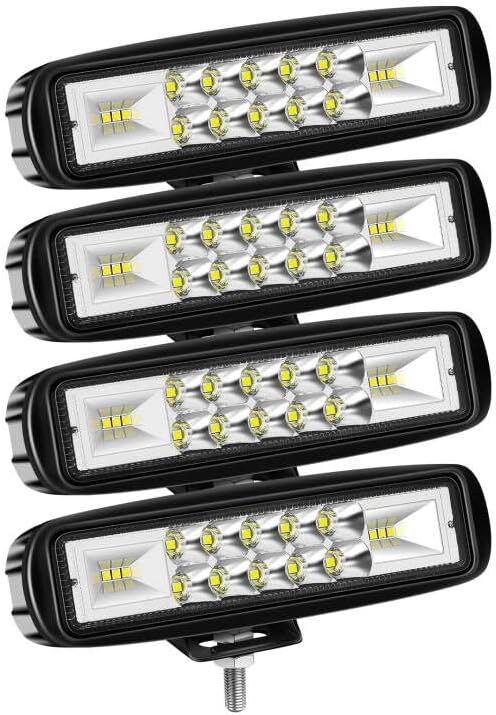 Willpower 6 Inch 24W LED Work Light Bar 12V 24V Spot for Truck Car Van 4X4