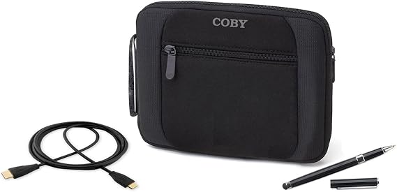 Coby Protective Case Kit with HDMI Cable and Stylus for Up To 10-Inch Tablet, Black (MPA-KIT10-1)