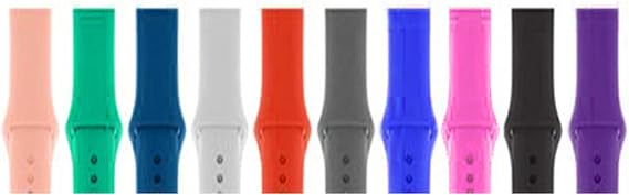 Microcase Amazfit Bip için Silikon Kordon Kayış - KY10 (Kırmızı)