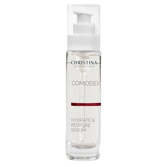-CHRISTINA- Comodex Hydrate & Restore Serum with Hyaluronic Acid - 30ml - Facial Hydrating Serum to Regenerate & Rejuvenate - For Dehydrated Oily, Open Pores, Combination, Nomal Skin