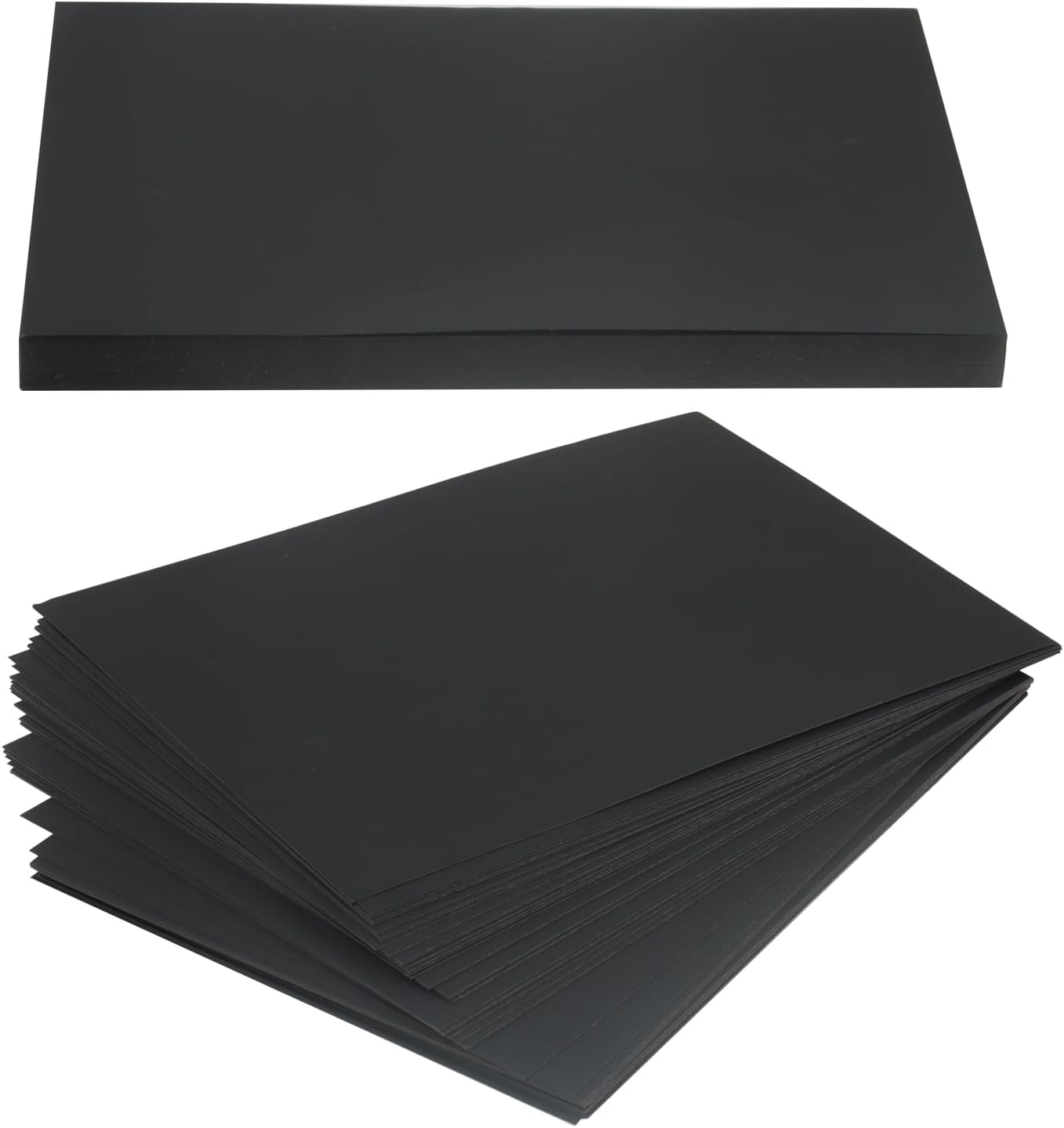 JOIKIT 100 Sheets A4 Black Card Paper, 300gsm 297 x 210mm Cardstock for DIY, Art