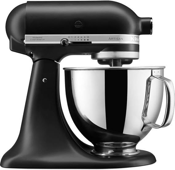 KitchenAid Artisan Stand Mikser 4,8 L - Black Matte - 5KSM125EBM