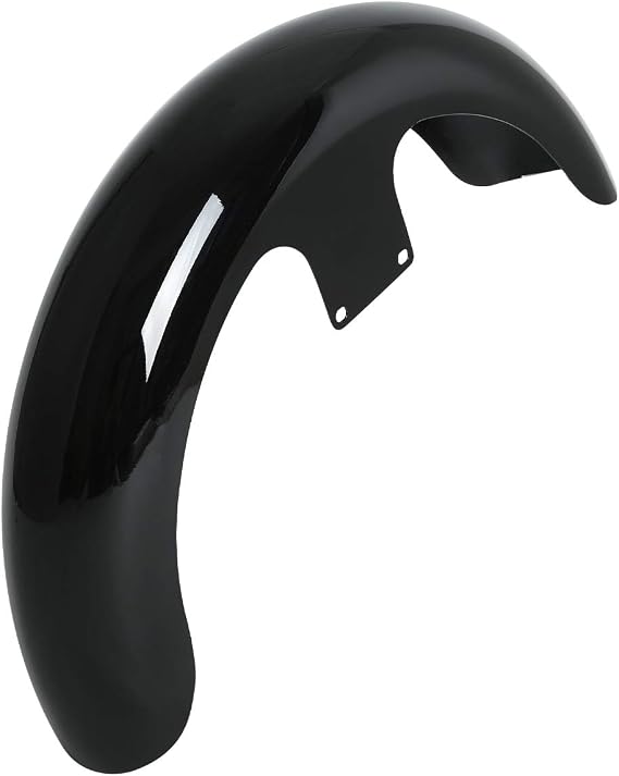 Motorcycle Front Fender for Harley, SLMOTO Gloss Black Motorcycle Front Fender 21" Wheels Wrap fits for Harley Touring Road King Road Glide Electra Glide Street Glide Custom Baggers