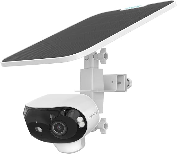 2 in 1 Camera Gutter Mount for Reolink Argus 4 Pro 4K Solar Security Cameras (White)