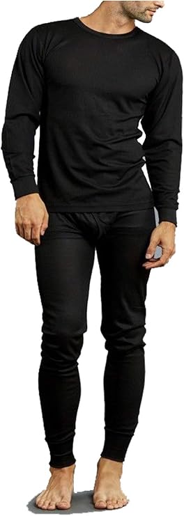 L&M Men's Ultra Soft Thermal Underwear Long Johns Set