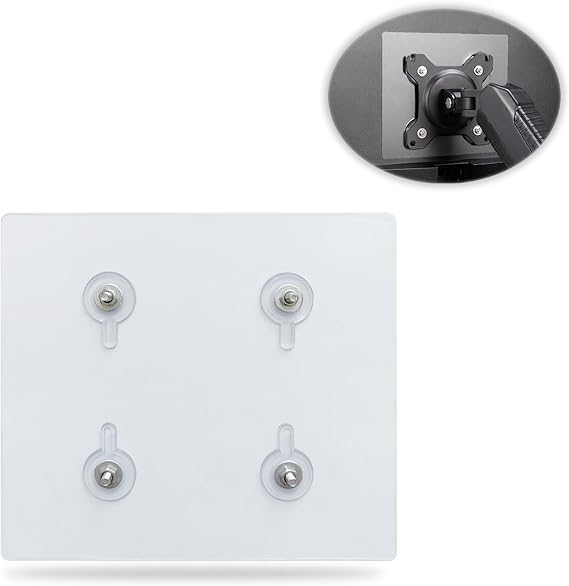 Universal Monitor VESA Mount Adapter for Non-VESA 13 - 27 inch Computer Monitors Tablets iPad VESA Mounting Arm Stand Bracket Kit 75X75mm...