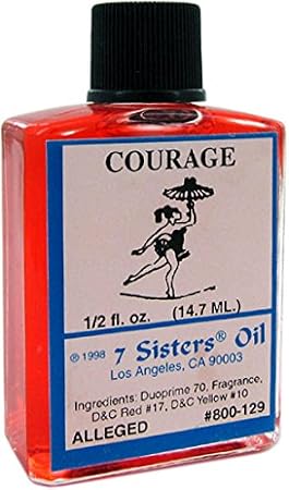 7 Sisters of New Orleans Perfumed Anointing Oil - Courage 1/2oz