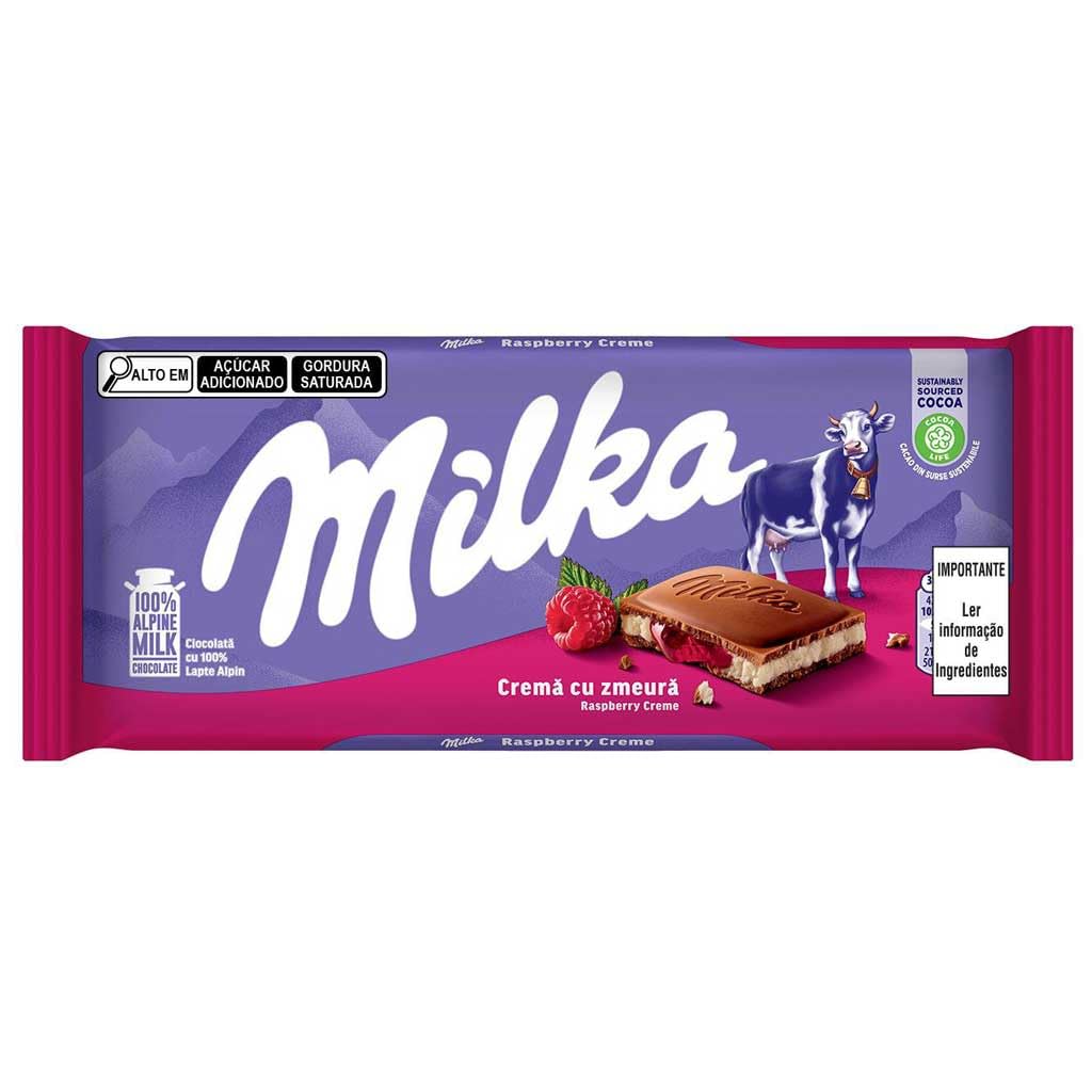 Milka Alpine Milk and White Chocolate, Happy Cow, 100g by