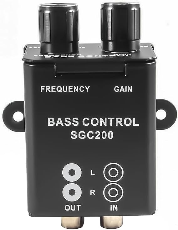 Sarini Car Amplifier Controller Speaker Bass Adjuster Subwoofer Equalizer Crossover Bass Controller Knob