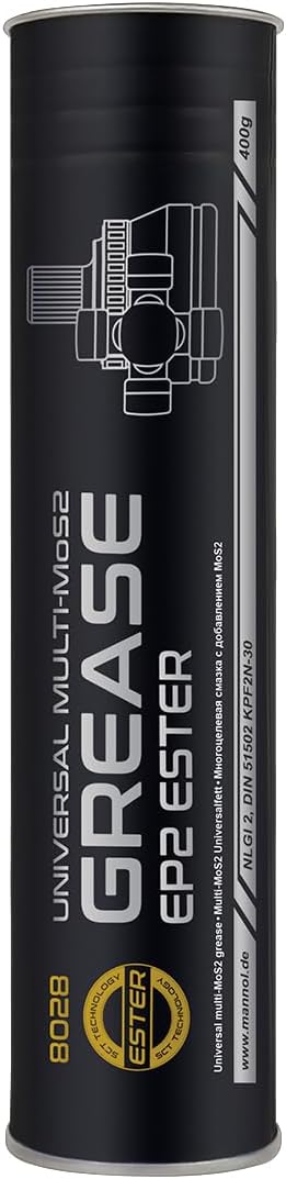 Mannol EP-2 Multi-MoS2 Grease Universal Multipurpose Mineral Oil Based With Extreme Pressure