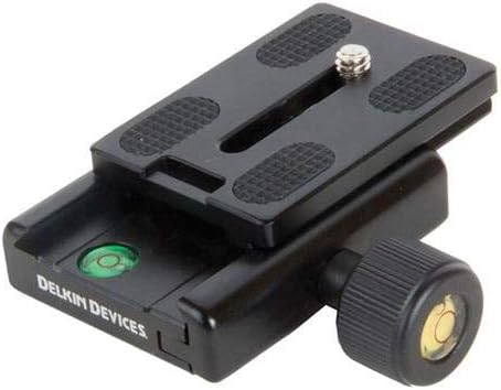 Delkin Devices Fat Gecko Quick Release Kit (DDMOUNT-AC-QKRLS), Black