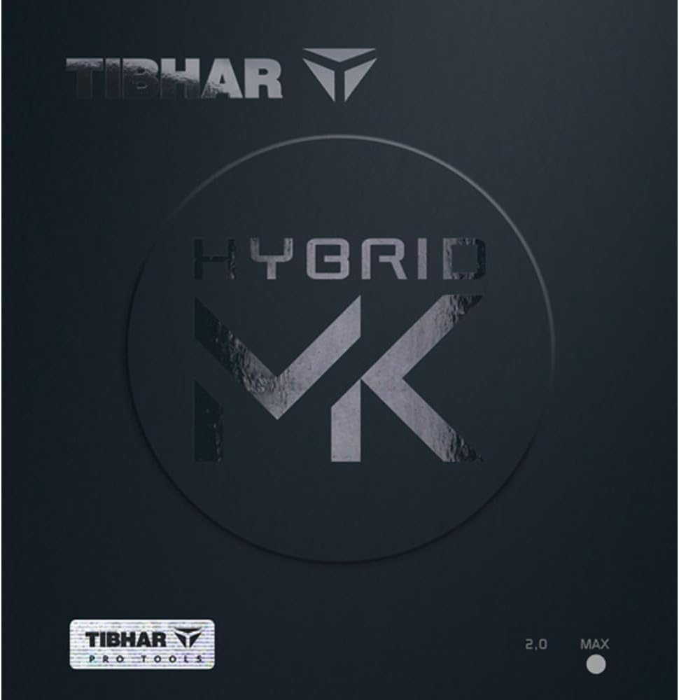 TIBHAR Table Tennis Rubber Hybrid MK TR173-BLK Black3LMens, Jr