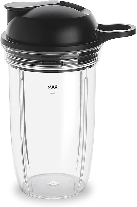 Replacement Parts cup with To-Go Lid ,Compatible with NutriBullet Blender Combo NutriBullet Pro 1000 and NutriBullet Select 2.0 (18oz)