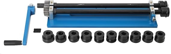 18" Sheet Metal Bead Roller Beading Machine Bead Roller Former | Bead Roller Former Swager Rotary Swaging Machine Included Convenient 6 Die Sets Flexible