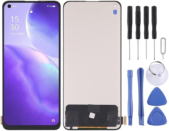 TFT Material LCD Screen and Digitizer Full Assembly for Oppo Reno5 5G / Reno5 4G / K9 / Realme Q3 Pro/Realme GT Neo, Not Supporting Fingerprint Identification