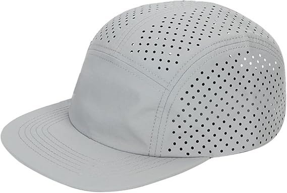 COOLSOME Five Panels Hat Basic Daily Wear Breathable Mesh Airy Quick Dry Cap