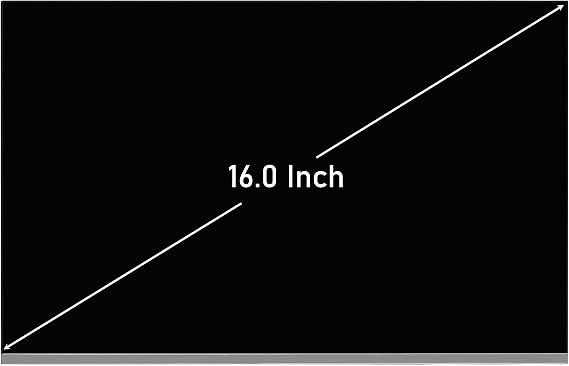 16.0" REPLACEMENT LAPTOP DISPLAY SCREEN FOR INNOLUX N160JCA-EEL REV B1 BOE NV160WUM-N42 MONITOR LED LCD IPS WUXGA 30 PINS 60HZ 1920x1200 MATTE
