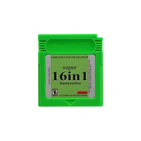 Super Cartridge 16 in 1 Game Boy Color GBC 16bits, Video Game Cartridge Card For Handheld Console
