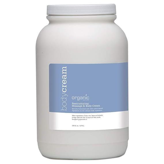 Organic Bath & Body Restructuring Massage & Body Cream - 128 oz