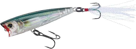 Yo-Zuri 3DB Popper, Floating, 3 Inch, 75mm, Gizzard Shad