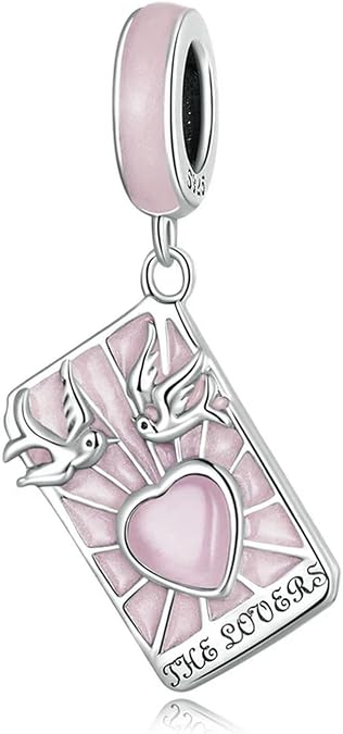 925 Sterling Silver Moon/star Tarot Card Pendant Charm Fit Original Bracelet & Necklaces Jewelry Diy 925 Bamoer Beads