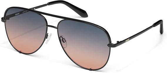 QUAY High Key Unisex Aviator Sunglasses