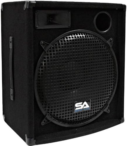 Seismic Audio - 15 Inch PA DJ Speaker 300 Watts PRO Audio - Mains, Monitors, Bands, Karaoke, Churches, Weddings