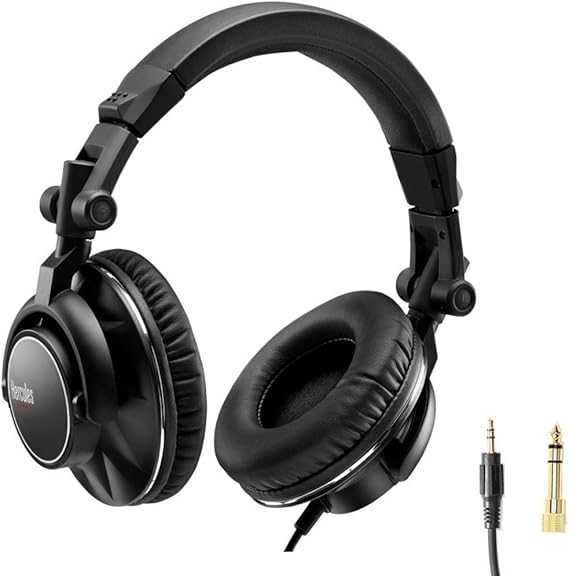Hercules HDP DJ60 - High-Performance DJ Headphones with 40mm Drivers