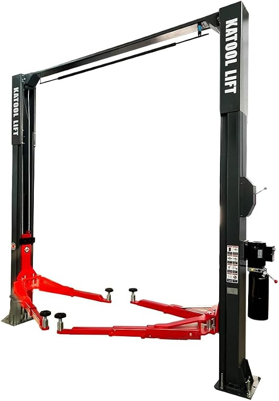 Katool 2 Post Car Lift, 11000 lbs Portable Car Lift for Home Garage & Truck - AS110D,