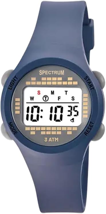 Spectrum Premium Silikon Kordon Su Geçirmez Çocuk Dijital Kol Saati 2247L