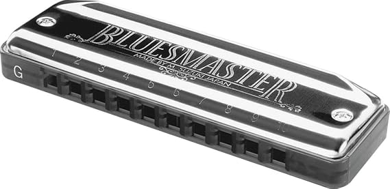 Suzuki MR-250-B Bluesmaster Professional 10-Hole Diatonic Harmonica, Key Of B