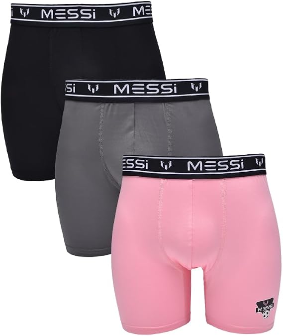 Messi Men's 3pk Stretch Boxer Briefs