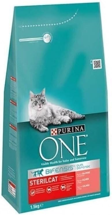 Purina One One Sterilised Somonlu Kısırlaştırılmış Kedi Maması 1.5 Kg X 2 Adet