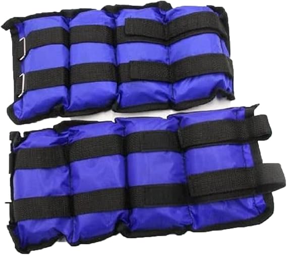 Rex New 10 LB Set Adjustable Ankle & Wrist Weights Exercise
