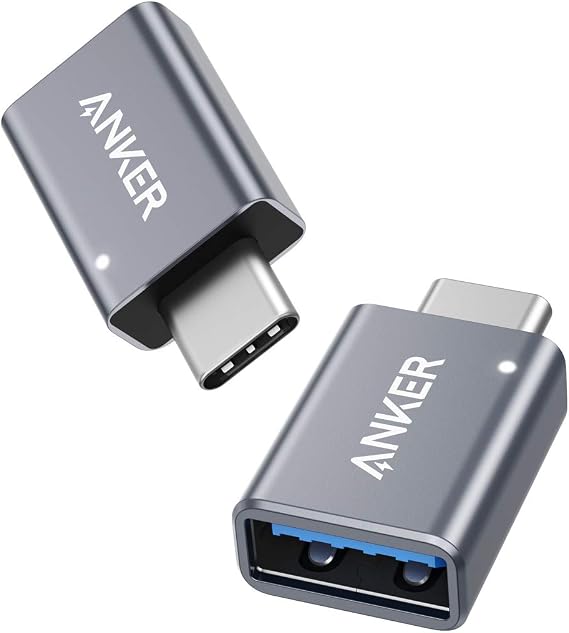 Anker USB C Adapter (2 Pack), USB C to USB Adapter High-Speed Data Transfer | for MacBook Pro 2020, iPad Pro 2020, Samsung Notebook 9, Dell XPS and More Type C Devices