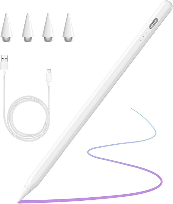 COO Stylus Pen for iPad Pro Air Mini 2018-2025, Palm Rejection Fast Charge