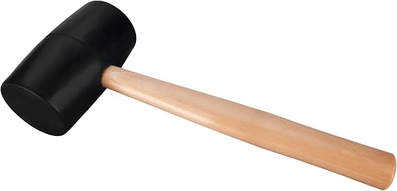 Performance Tool 1466 32 oz. Rubber Mallet with Wood Handle