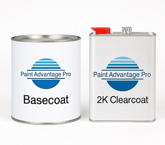 Paint For Chrysler JFJ Dark Olive 2K Quart Combo Kit (Includes Basecoat and 2K Clearcoat)