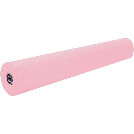 Pacon Rainbow Duo-Finish Kraft Paper Roll, 36" x 1000', Pink