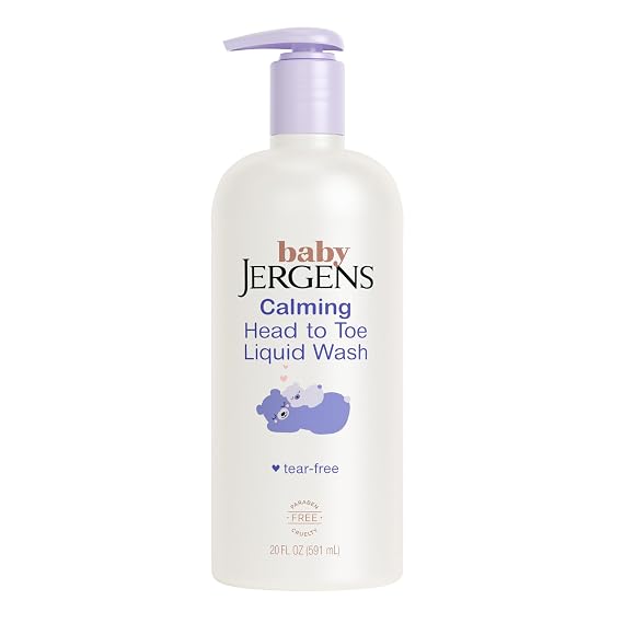 Jergens Baby Calming Head-to-Toe Liquid Baby Wash & Shampoo, 20 Fl Oz