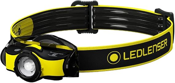 Ledlenser IH5R LED Headlamp, Hard Hat Light, Head Flashlight, 180m Beam