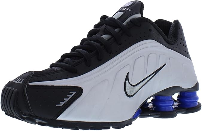Nike Shox R4 Mens Shoes Size 7, Color: Black/Metallic Silver