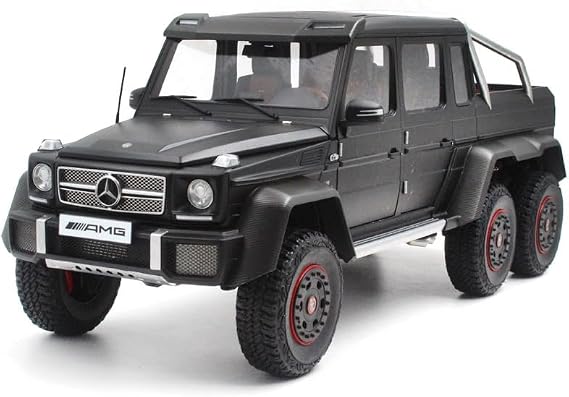 for Mercedes Benz for Mercedes Benz for AUTOART for MERCEDES for BENZ for G-CLASS G63 for AMG 6X6 2013 Matte Black 1:18 car Pre-built Model
