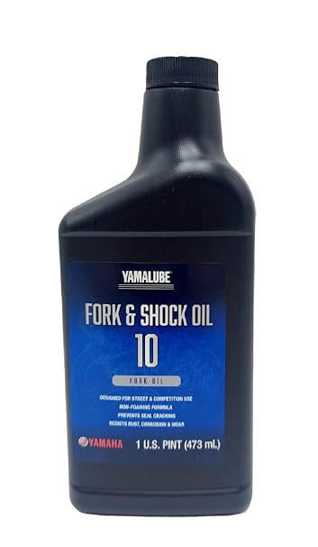 Yamaha Yamalube Fork & Shock Oil, 10 Weight- 16 Ounce, #ACC-FORKF-00-10